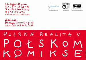 Pozvánka na výstavu Polská realita v polskom komikse