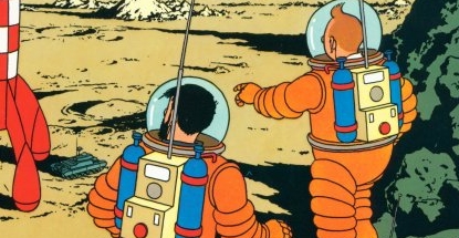 Tintinova dobdrodružství: První kroky na Měsíci